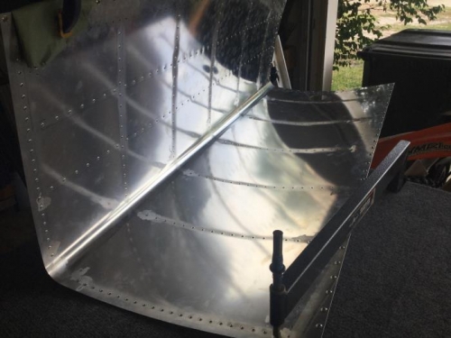 Dimpled Left Fuel Tank Skin