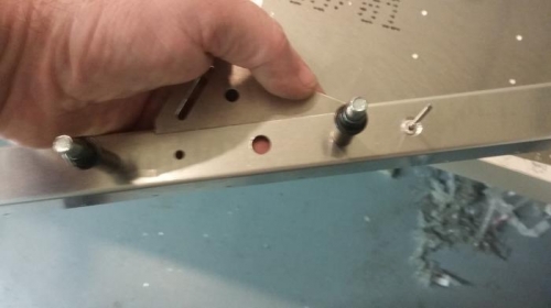 countersinking rivet holes