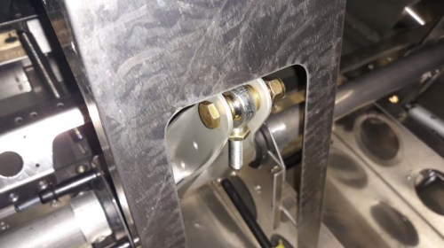 installed elevator eyebolt