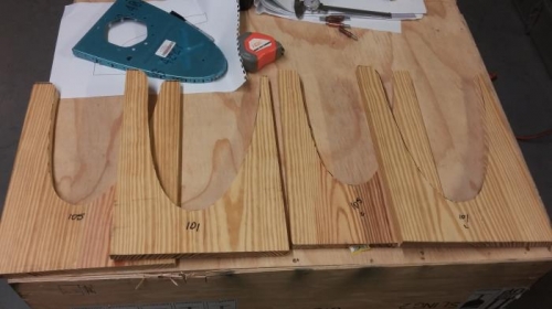 fuel tank templates cut