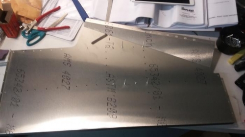 riveted braces to rear inside panel