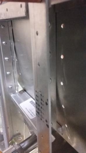 bracket on wrong side, moved