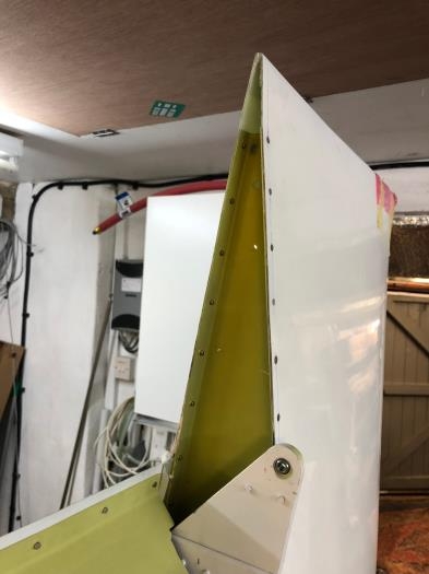 Wing tip rib attached