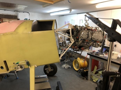 trial fitting .. hoist works well!