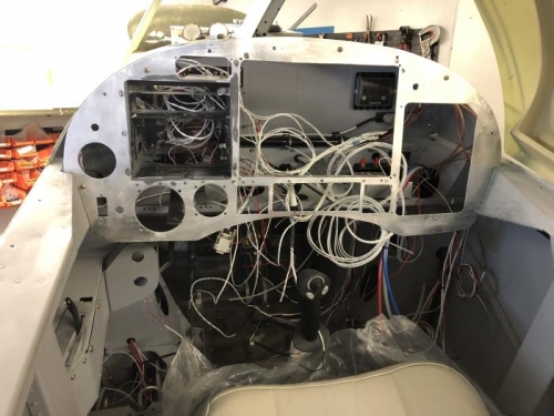 New hole for the vertical card compass