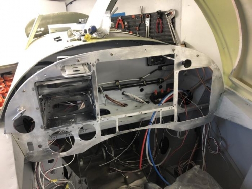 Pull cables installed