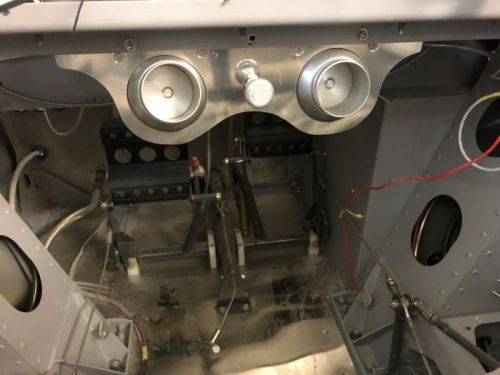 Cabin heat and air panel