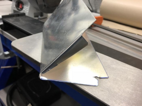Easy bending the trailing edge