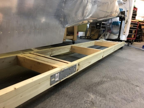 Rotisserie plateform construction