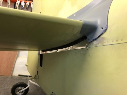 Lower sealing strip fixed