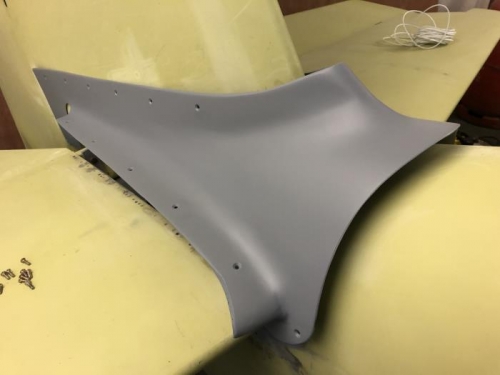 Empennage fairing looking good... after about 30 hours!