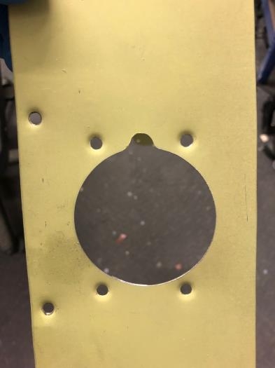 Fairing skin cut to shape