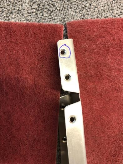 edge issues after match drilling