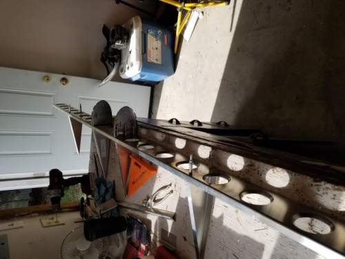 Drilled/Clecoed nose ribs in place