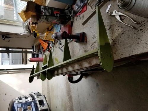 Deburred, corrosion protected, and riveted skeleton together