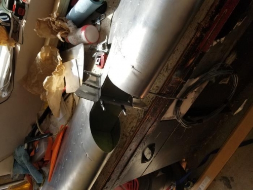 Drilled/clecoed upper and lower elevator horns in place