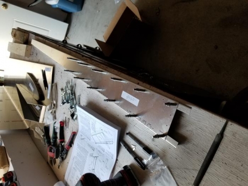 Finished drilling/clecoing doublers to spar