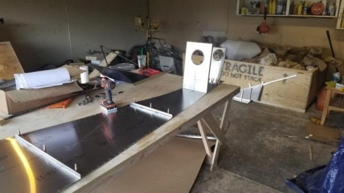 instal bulkheads and l angles