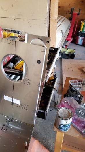 Drilled and added grommets