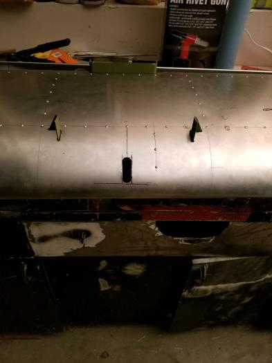 Made cutout for elevator cables