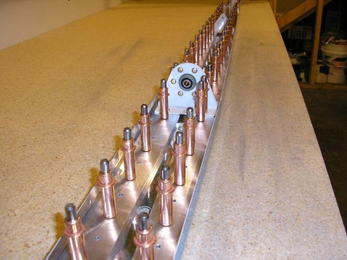 Detail of hinge bearing