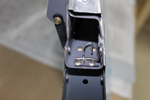Safety Wire on Hinge Pin