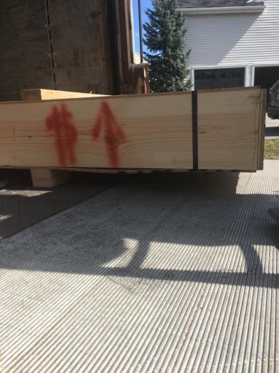 Crate Coming Off Truck