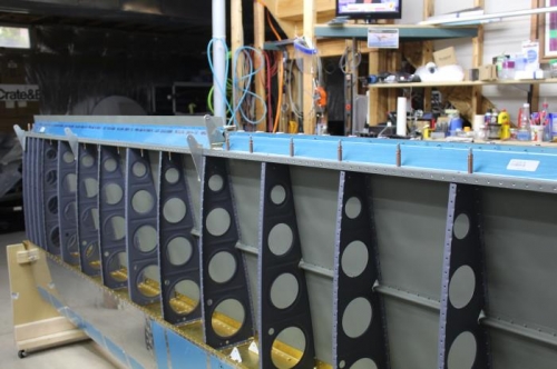 Fairings  Clecoed in Place