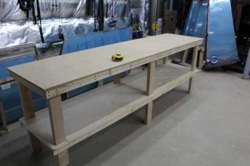 Long Work Table