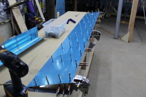 Left Flap in Progress