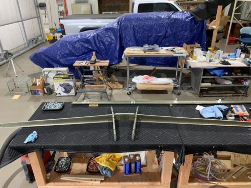 Front spar assembly complete