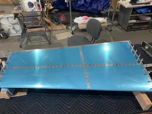 Bottom of left HS Riveted