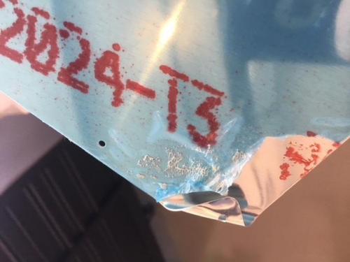 Shipping damage - Box in great shape, I believe this happend as parts shifted arounf in transient.