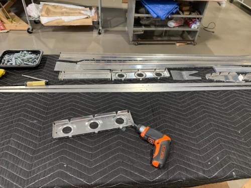 Deburring all drilled holes