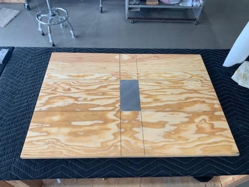 Back riveting platform