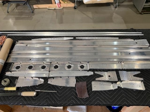 Spars and Ribs Deburred and Edge Prepped