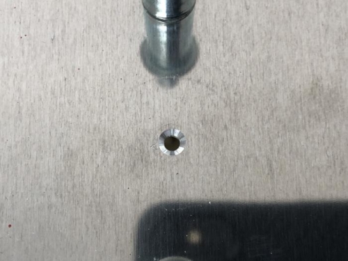 Counter Sink on wing walk