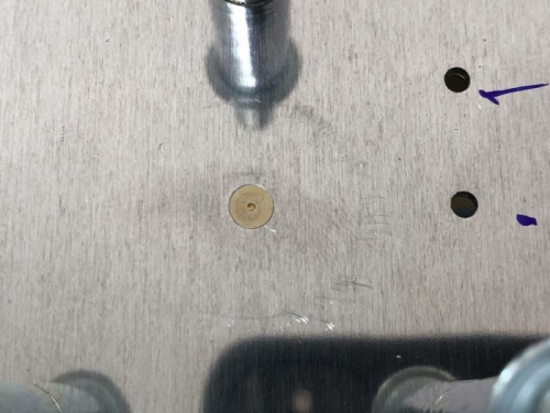 Rivet fit in counter sink