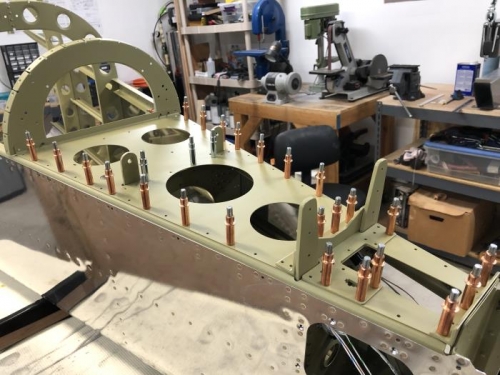 Deck Clecoed in position