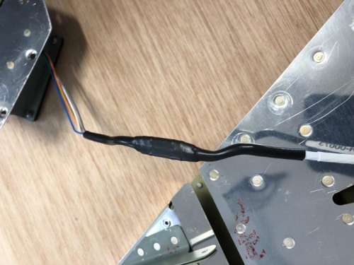 Bundle covered with heat shrink