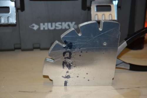 first aluminium peices to have been cut