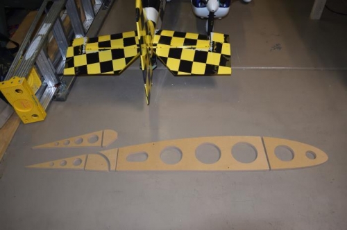 Completed Wing form blocks.