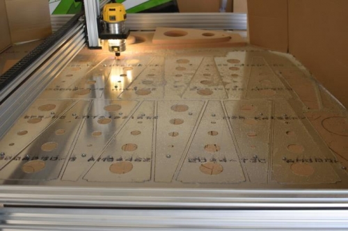 Cutting out flap ribs