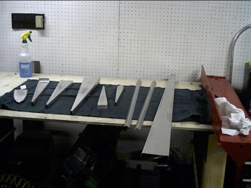 Rudder skeleton parts