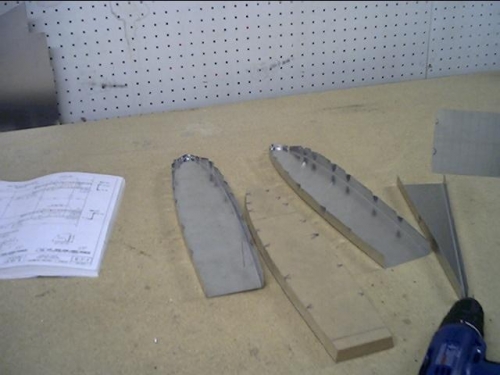 Stablizer Rib and forming blocks