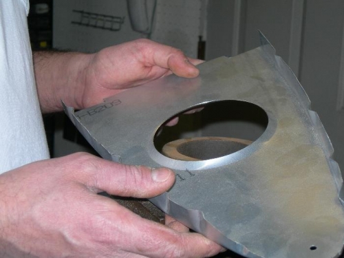 Completed nose rib. Same process for rear ribs.