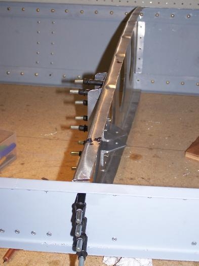 Rib #7 with aileron control horn.