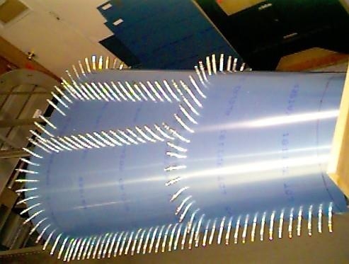 Rear turtle deck skin clecoed on.