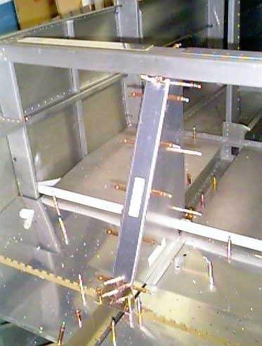 Electric flap motor/mechanism enclosure clecoed in place.