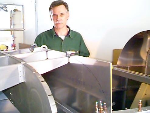 Rear view of roughed in panel.